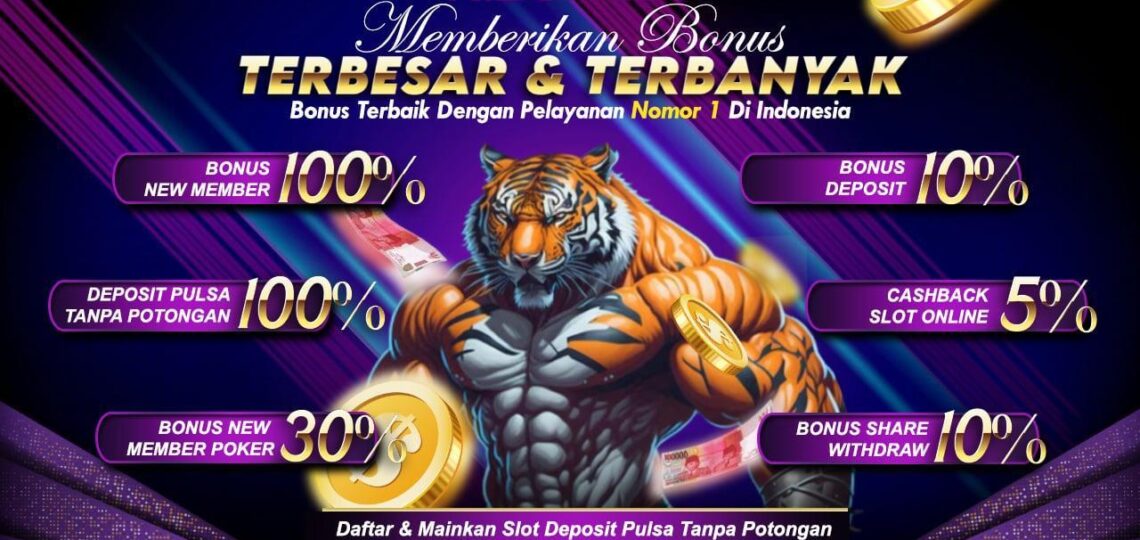 Situs Judi Telkomsel Terpercaya dengan Bonus Menarik