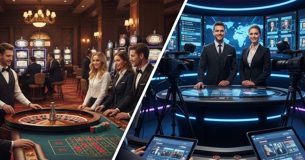 Perbedaan casino tradisional dan modern di Hokiku88