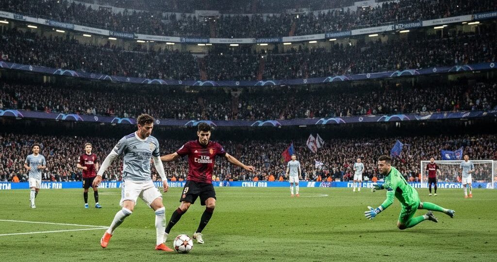 Pertandingan Liga Champions 2026 malam hari